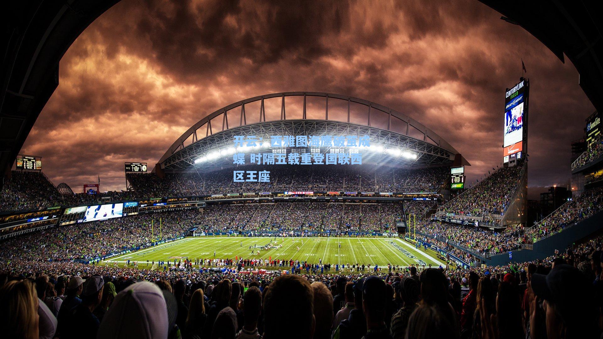 西雅图海鹰破茧成蝶 时隔五载重登国联西区王座